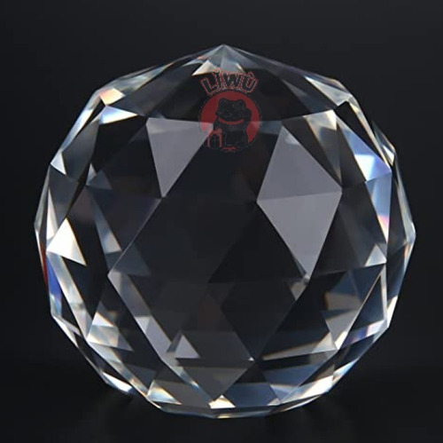 12 Esferas Cristal Facetado De 5.5cm 4.5cm 3cm 2cm Diámetro