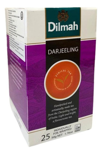 Te Dilmah Darjeeling X 25 Saquitos