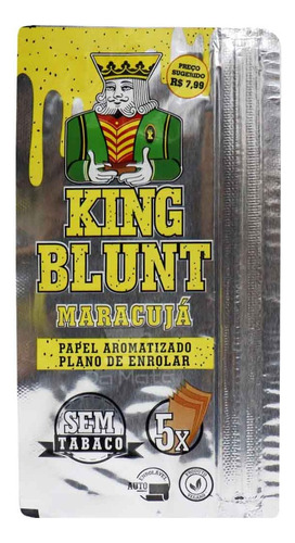 King Blunt Maracujá - 5 Folhas