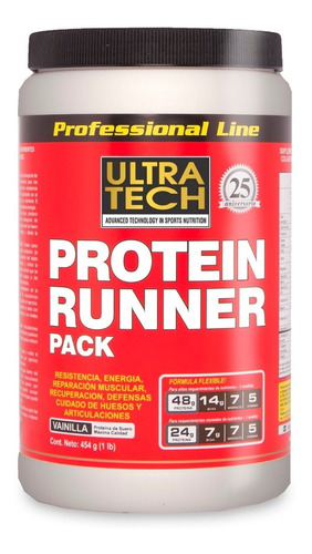 Whey Protein Runner X 454 G Proteina Para Practicantes De Runner Y Entrenamientos Aeróbicos Corredores Y Maratonistas