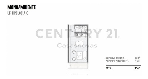 Imagen 12 de 14 de Venta Departamento Monoambiente San Martin Cochera Optativa
