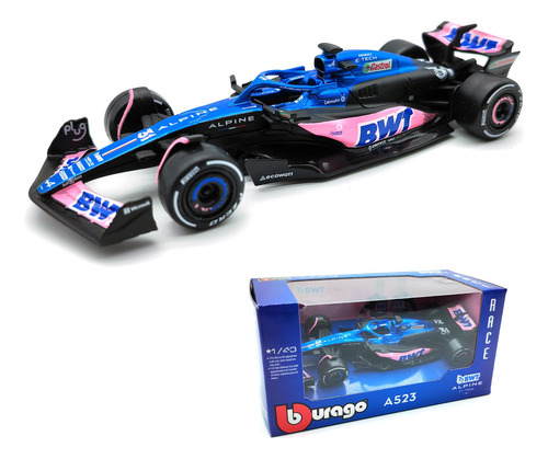 Modelo A Escala 1/43 Alpine F1 A523 Esteban Ocon Aleación