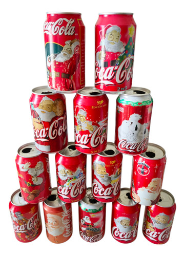 Colección De 14 Latas Coca Cola Navidad Navidad (Usado)