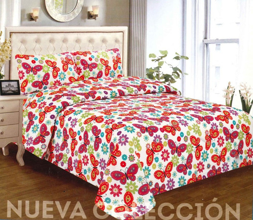 Oferta! Juego De Sabanas Cama Doble 140x190.