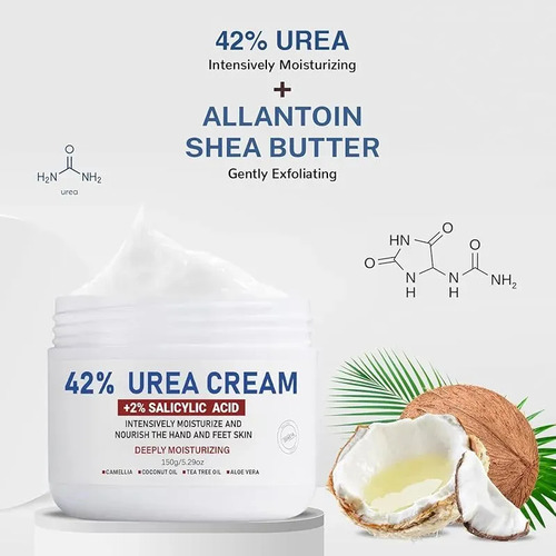 Crema De Urea 42% Más Ácido Salicílico 2% Neto, 5.29 Oz Para
