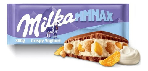 Chocolate Milka Mmmax Crispy Joghurt Yogur Arroz Maiz 300g