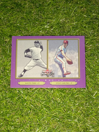 Cv Whitey Ford Y Steve Carlton Fleer Fall Classic All Time