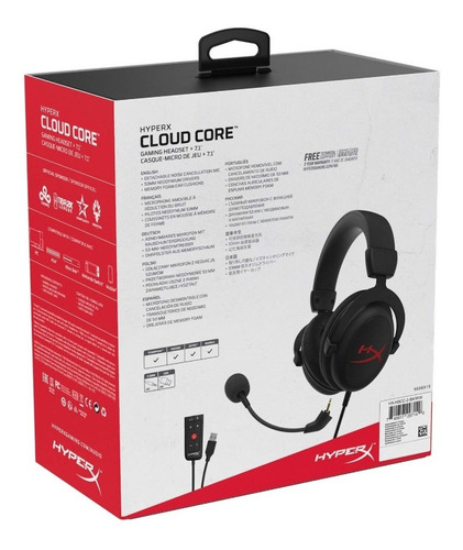 Imagen 9 de 9 de Auricular Hyperx Cloud Core 7.1 Surround Pc Ps4