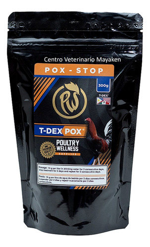 Alimento T-dex Pox Gastrointestinal 300g & Gallos Campeones