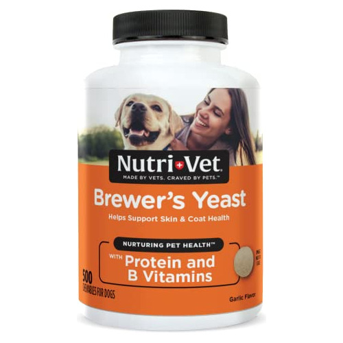 Nutri-vet Brewer's Yeast And Garlic Chewable Tablets H3g6z