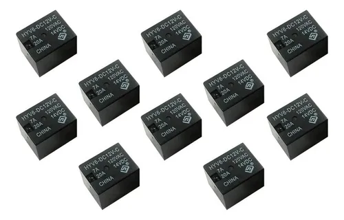 comprar 10pcs Mini Relés De Potencia General Hyv6-dc12v-c 12v 5pin