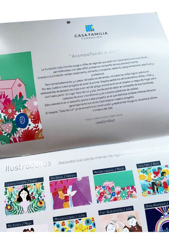 Imagen 4 de 4 de Calendario Planner Casa Familia