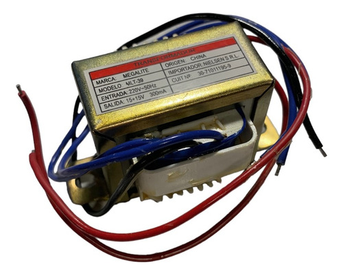 Transformador 15+15v 300ma - Trafo 15+15v 300ma - 15+15 0,3a