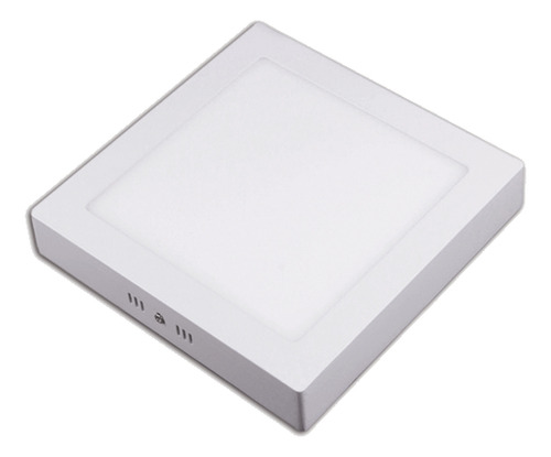Panel Led Sobreponer 12w Cuadrado 6500k Ledplus+
