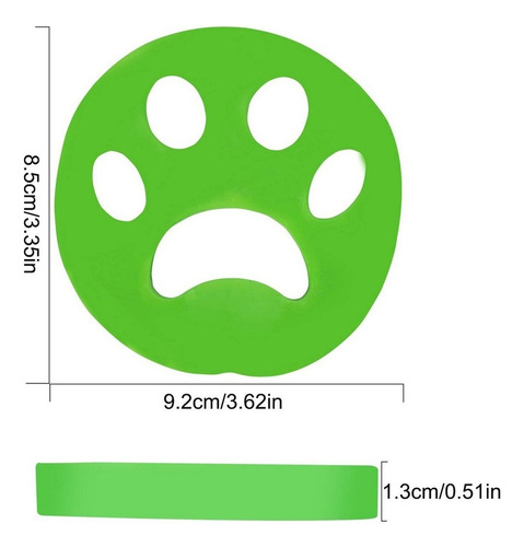 Removedor De Pelo Mascota Atrapa Pelusa Lavadora Bolas 8 Pcs