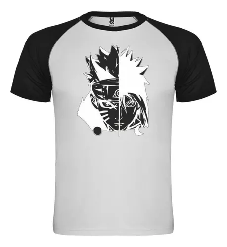 Camiseta Infantil Mangá Naruto Sasuke Uchiha pequeno