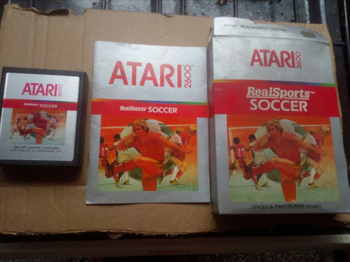 Antiguo Cartucho Attari Soccer Año 1983 Original D Coleccion