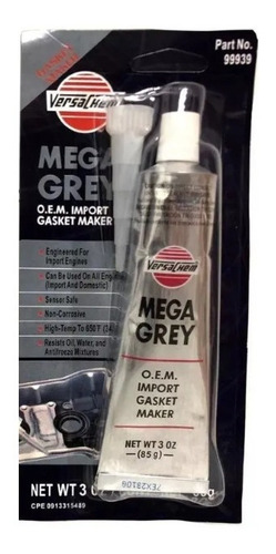 Silicon Gris Alta Temperatura Mega Grey Original #9939