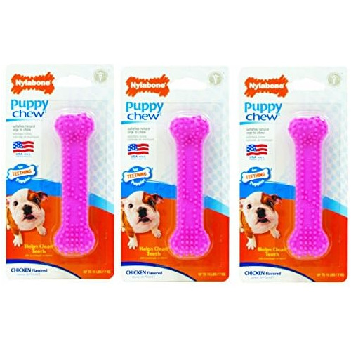 (paquete De 3) Solo Cachorros Petite Dental Bone Chew T...