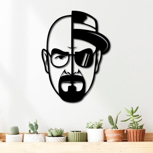 Cuadro Decorativo Breaking Bad 40x30cm - Madera Corte Láser