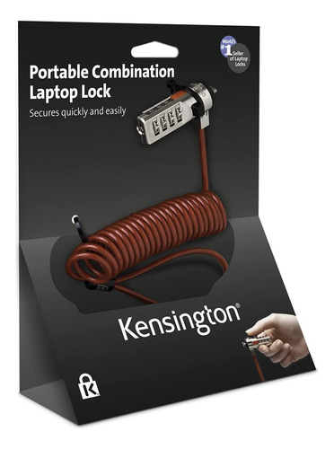 Cable Lock Kensington K64671am Portátil Combinado Rojo