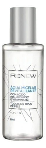 Água Micelar Revitalizante Com Ácido Hialurônico 60ml - Avon