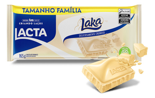 Chocolate Branco Laka 165g