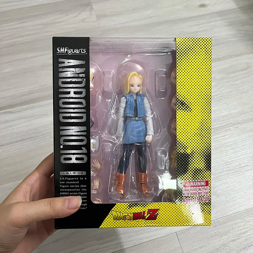 Boneco De Ação Shf Dragon Ball Android No.18, Modelo, Brinqu