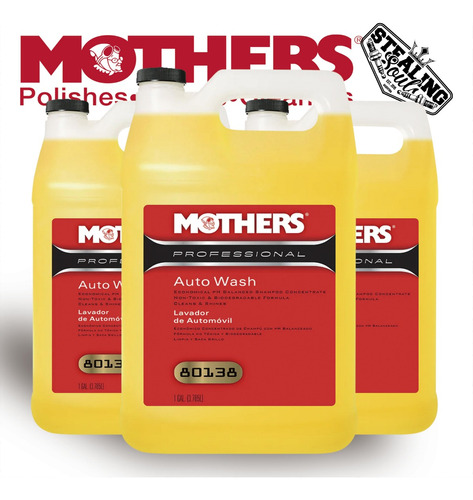 Mothers® | Professional Auto Wash | Shampoo | Galón 3.785lt