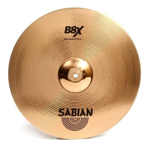 Platillo Crash Sabian B8x Medium 16 Pulgadas