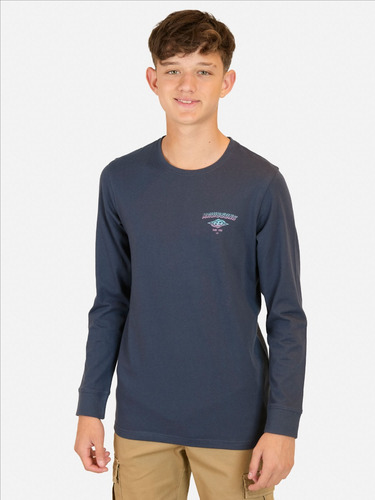 Polera Ml Since 1988 Azul Juvenil Maui And Sons
