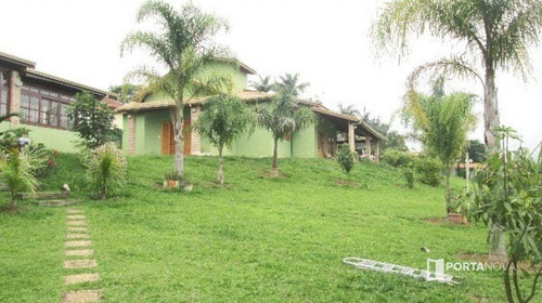 Chácara Com 3 Dormitórios À Venda, 4000 M² Por R$ 1.180.000,00 - Lagoa - Itapecerica Da Serra/sp - Ch0066