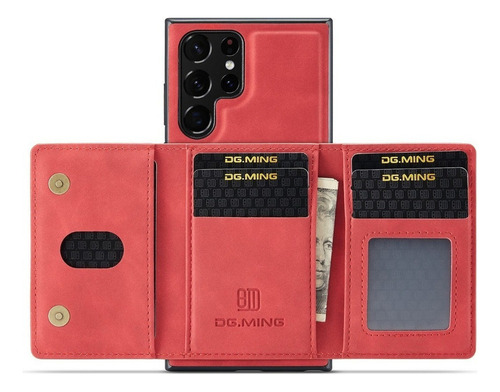 B Funda De Polipiel Tarjeta For Samsung Galaxy S20 S21 S22