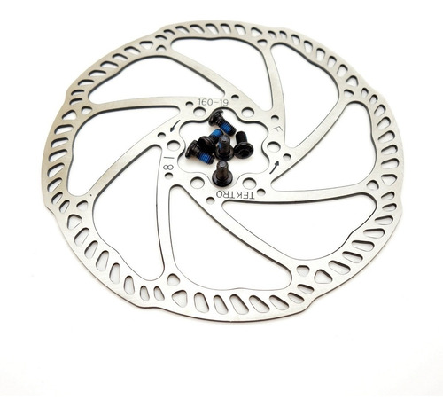Imagen 1 de 5 de Disco De Freno Tektro 6 Tornillos 160mm