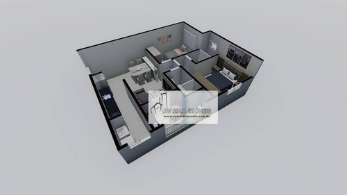 Imagem 2 de 12 de Apartamento Com 2 Dormitórios À Venda, 59 M² Por R$ 286.900,00 - Vila Carvalho - Sorocaba/sp - Ap1107