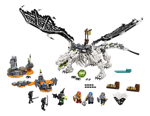 Set De Construcción Lego Ninjago Skull Sorcerer's Dragon 717