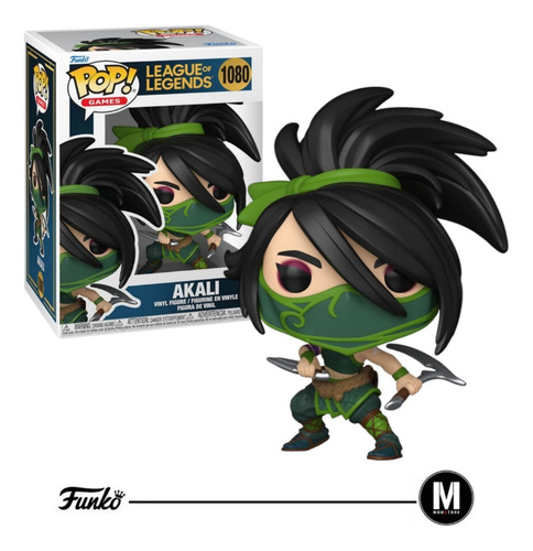 Funko Pop Akali, Jhin & Yone League Of Legends Set De 3