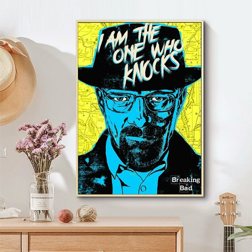 Imagen 2 de 9 de Cuadros-breaking Bad 4,decorativo,95x60cm-16k Resolución