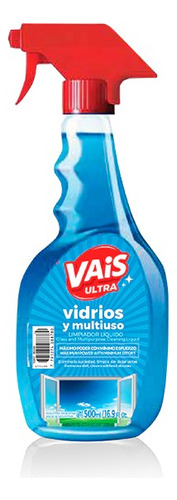 Limpiador Vidrios Y Multiuso 500 Ml Gatillo Vais ( Pack X 8