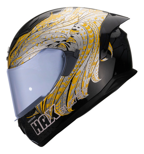 Hax Helmets. Casco Certificado Dot + Ece. Obsidian Slayer