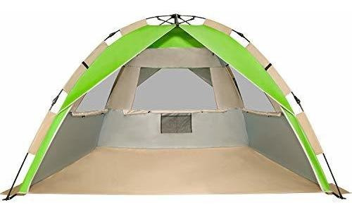 G4free Deluxe Xl Pop Up Beach Tent, 3-4 Personas Easy Nlqhk
