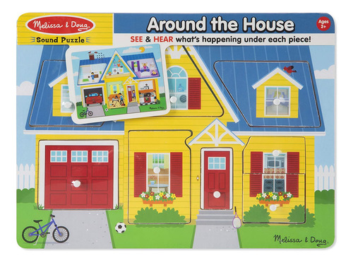 Rompecabezas De Madera Con Sonido Around The House De Meliss