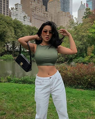 Luxe 90s Inspired Full Rim Metal Accent Gafas De Sol Mediana