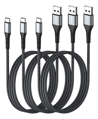 Cable Usb C Sunguy De 3 Pies  Paquete De 3  Usb 2.0 Corto  U