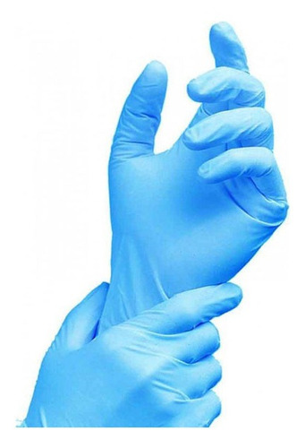 Guantes Nitrilo Azul Caja X 100u. Small - Medium - Large