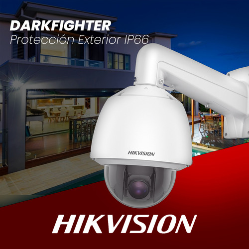 Camara Domo Ptz Ip 2 Megapixel 25x Zoom Poe+ Hikvision Ip66 Color Blanco
