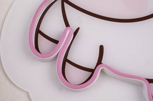 Letrero Niños Unicornio Con Iluminación En Neón Flex