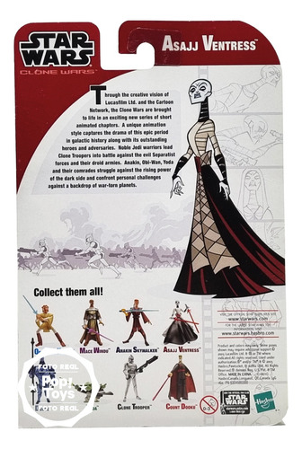 Hasbro - Star Wars - Clone Wars - Asajj Ventress C. Network