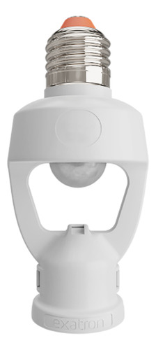 Soquete Sensor De Presença Lâmpada Bocal E27 Movimento 360º Cor da luz Led