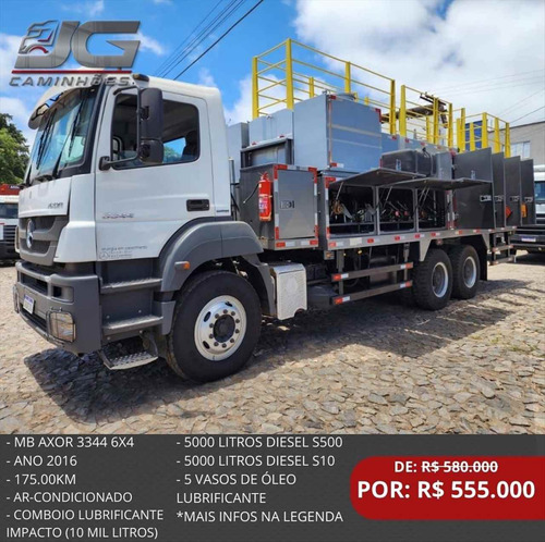 Caminhao Mercedes-benz Mb 3344 Comboio 10.000 Litros